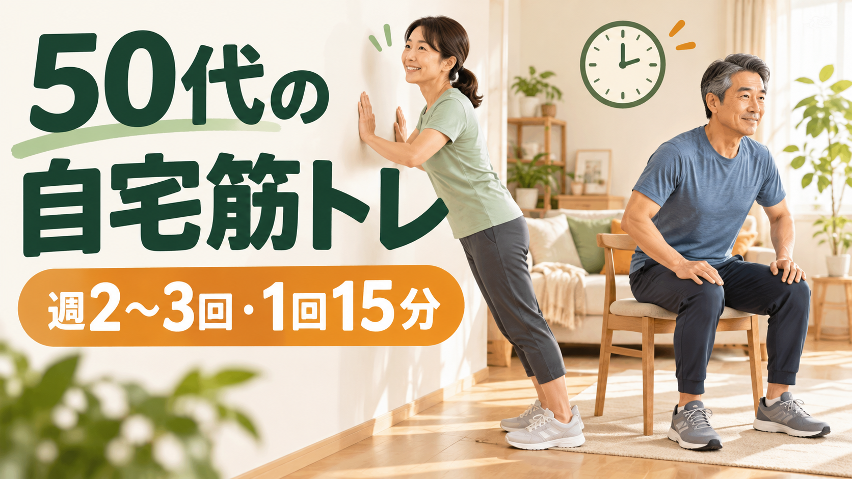 50代の自宅筋トレ習慣
